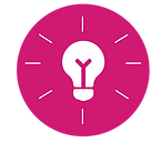 icon of lightbulb shape