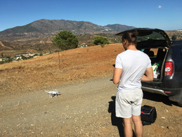 La Careza de Mijas : "Un "drone" de film"