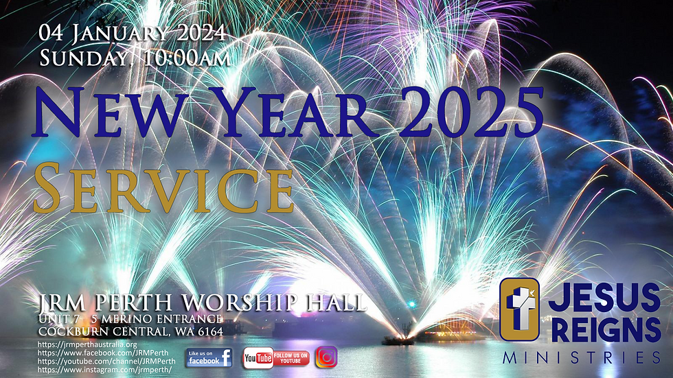 JRM Perth New Year 2026 Service