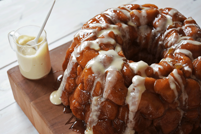 Little Baby's Caramel Apple Monkey Bread