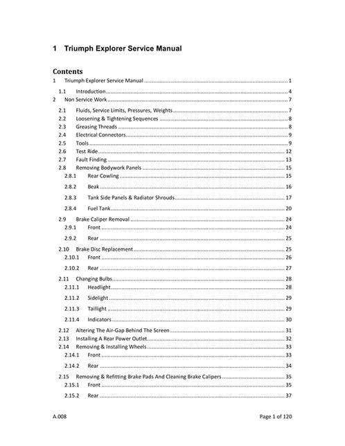 Triumph tiger 800 xc tires