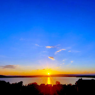 Sunset Zugersee - Blick vom Guggital