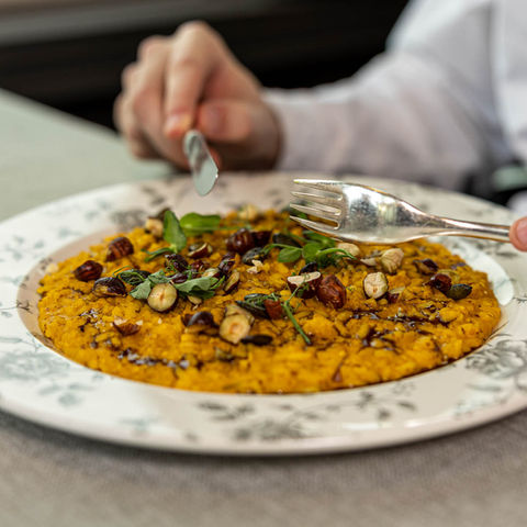 Veganes Kürbisrisotto