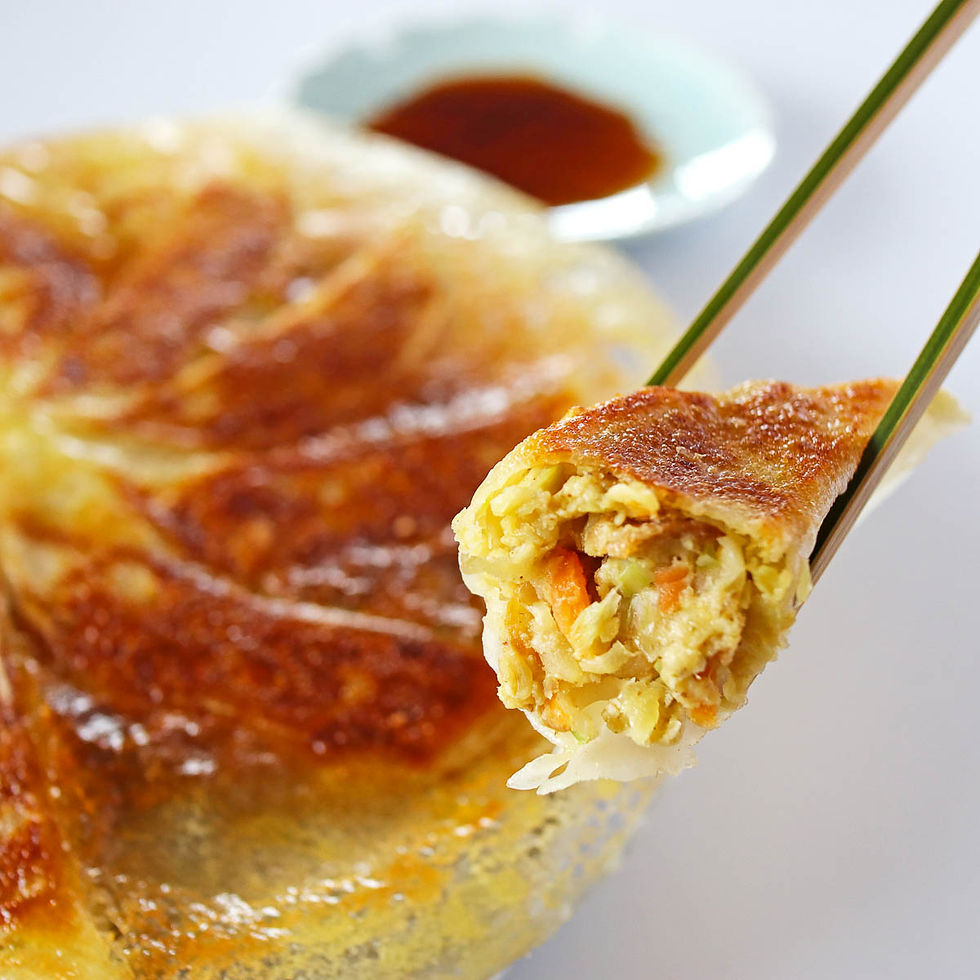 Gyosa, biologisch, vegan, Kona Küche Zug, Hotel Restaurant Guggital, Zug