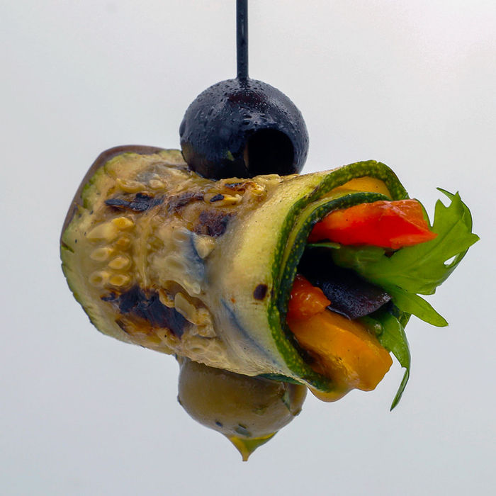 Hausgemachte Antipasti-Röllchen, Hotel Restaurant Guggital, Zug