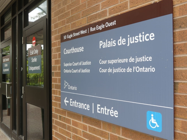 The Newmarket Courthouse where Waisuddin Akbari was sentenced. Source: Village Media