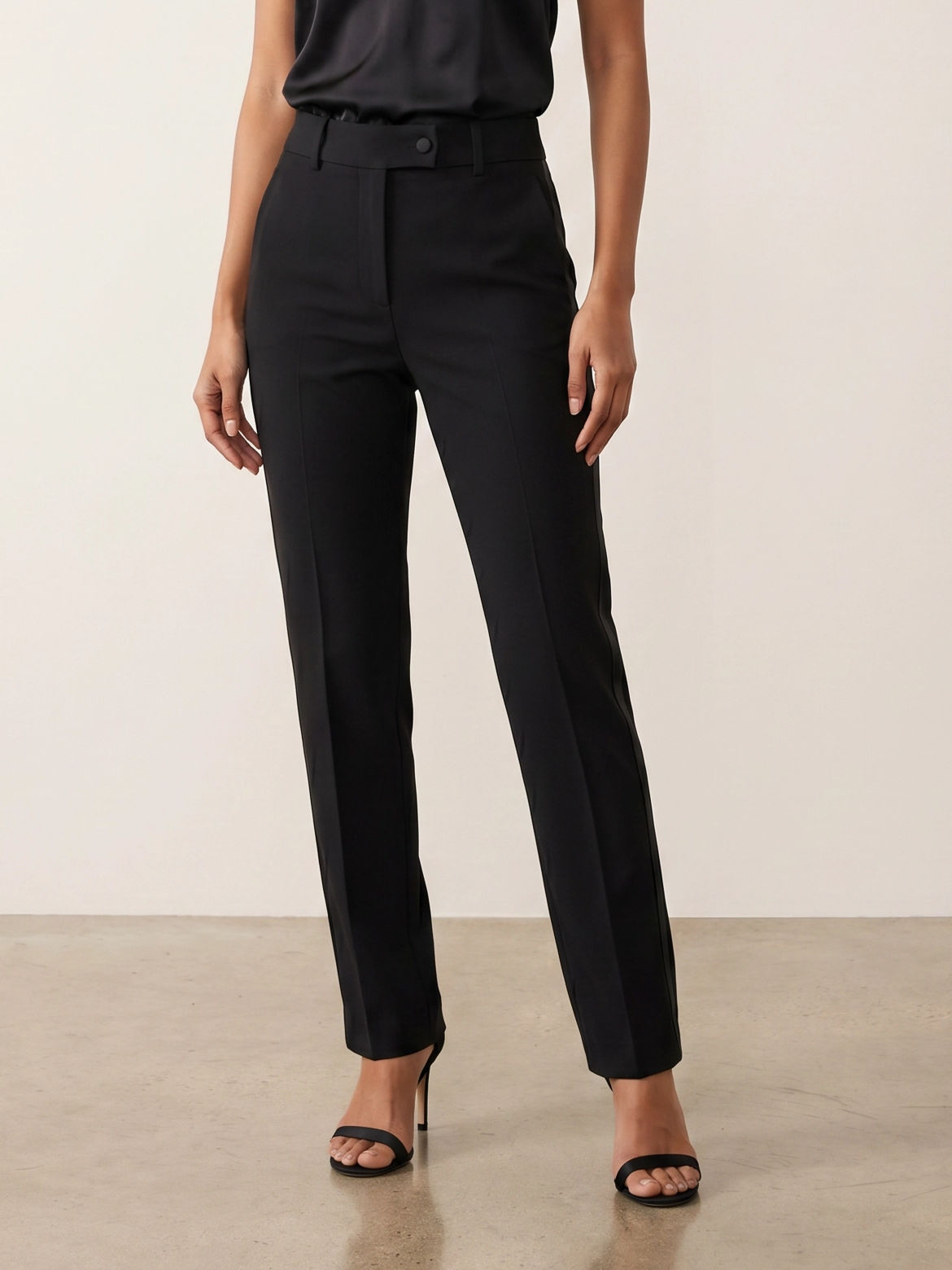 Black Tuxedo Trousers