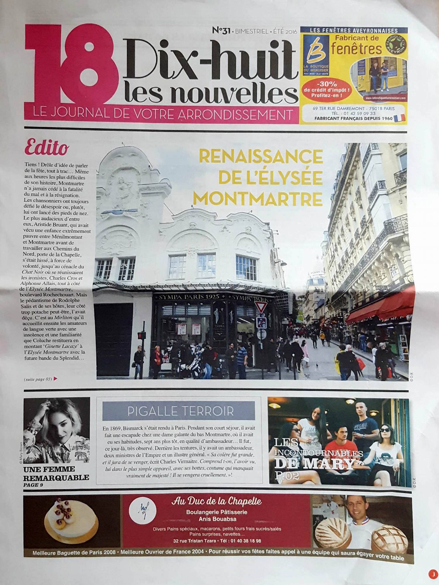 18e LES NOUVELLES