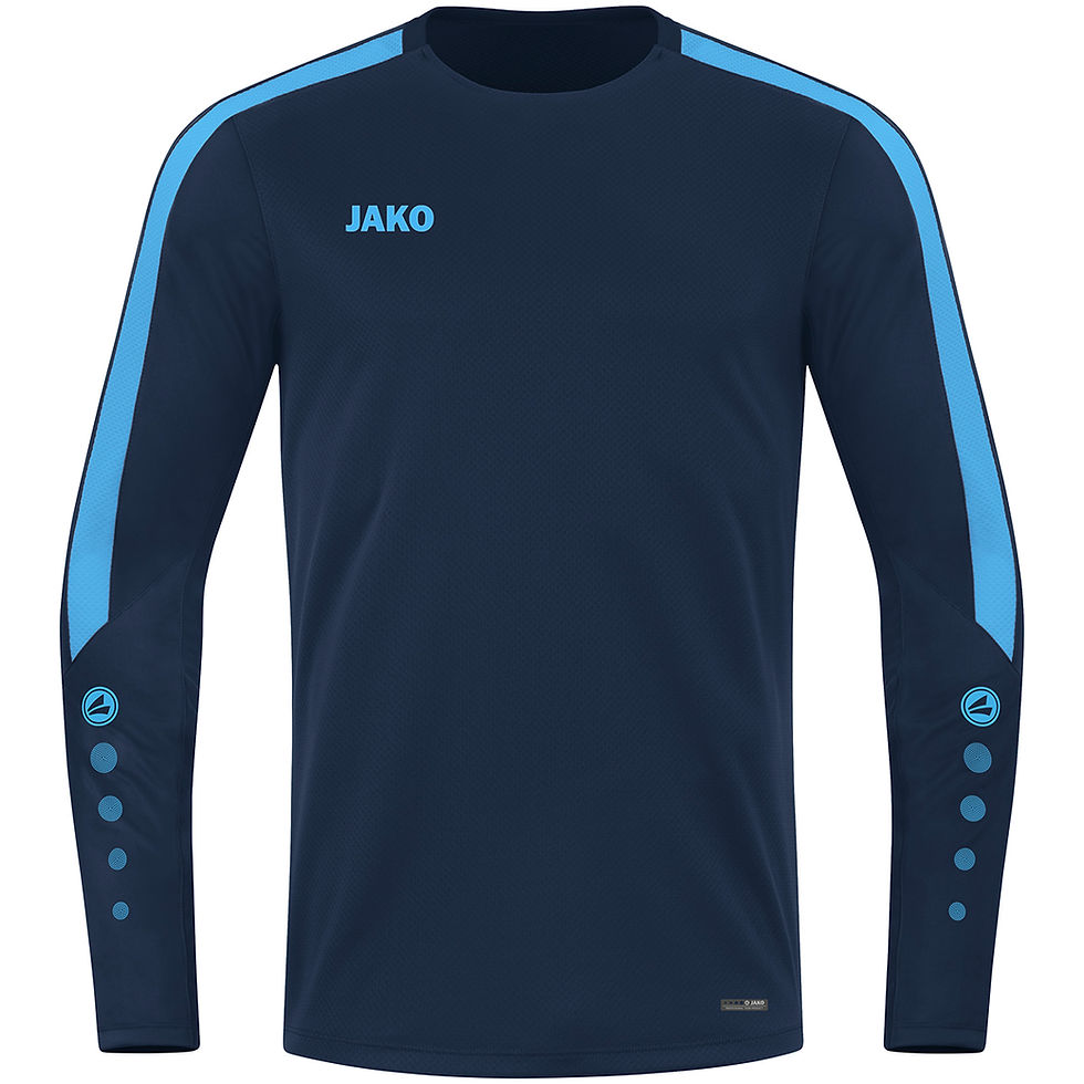 Miniaturebillede: JAKO Power sweatshirt – elastiske ærmer for optimal bevægelse