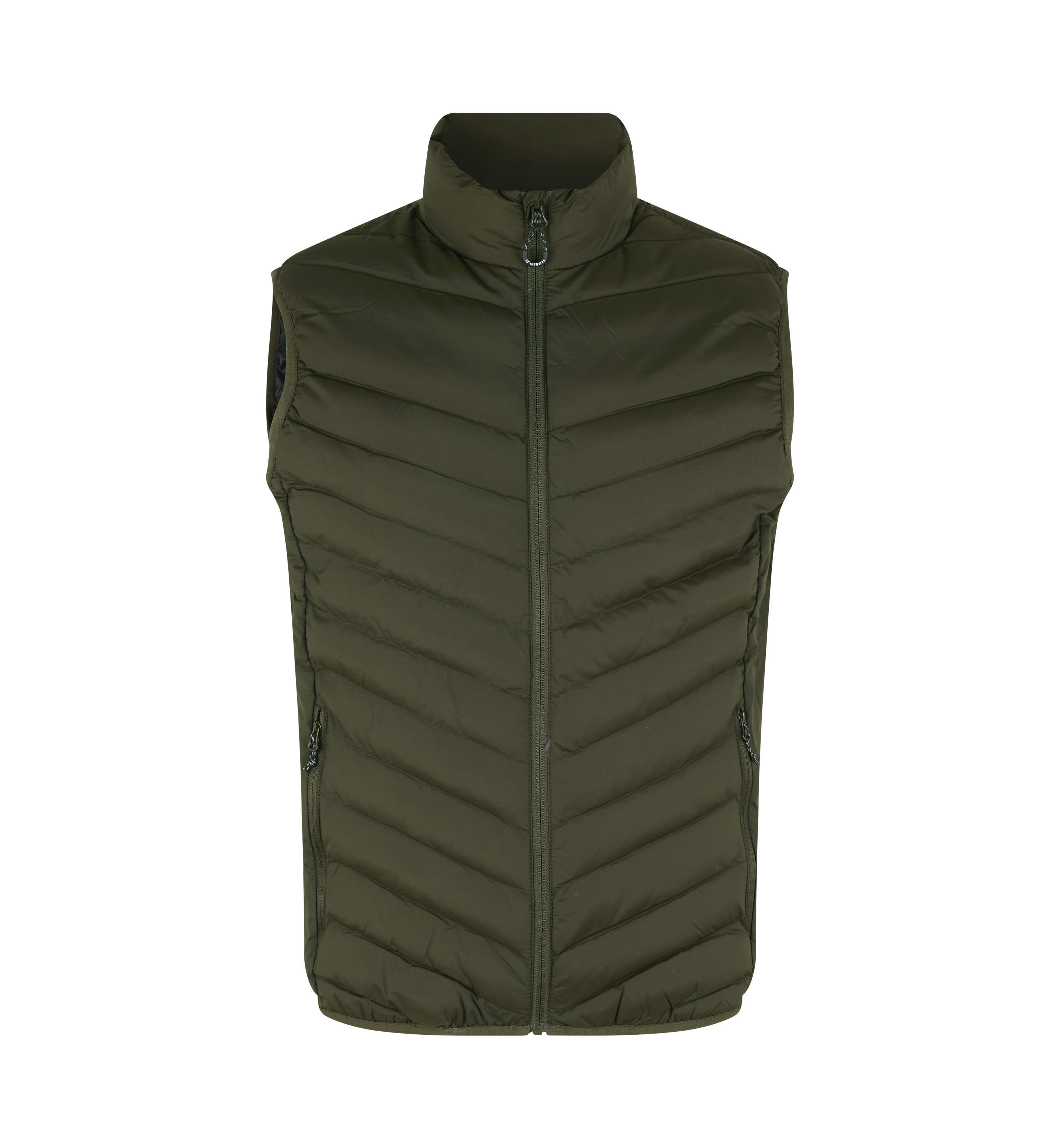 ID Identity Stretch Bodywarmer Herre – vatteret herrevest med diagonale quiltede kanaler.