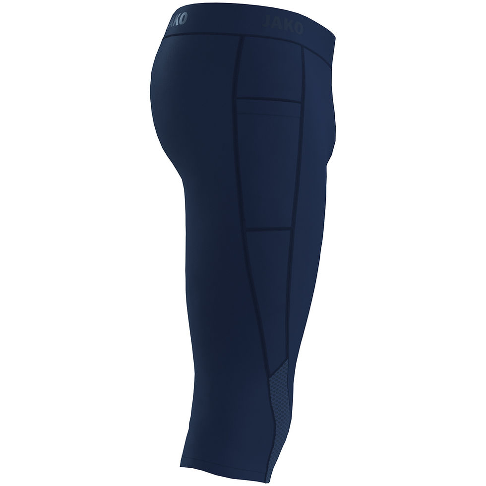 Miniaturebillede: JAKO Capri Tight Power – capri træningstights i sporty design