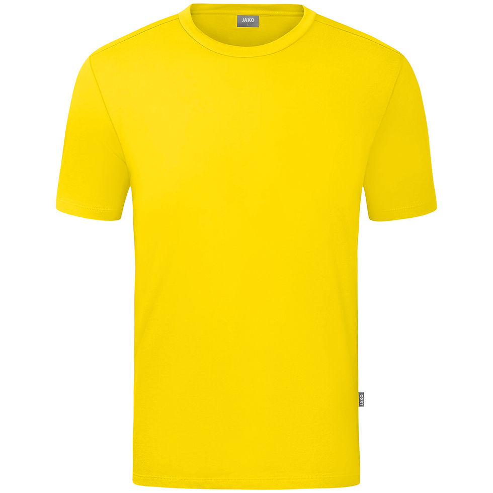 Miniaturebillede: JAKO Basic T-shirt i Gul - Front