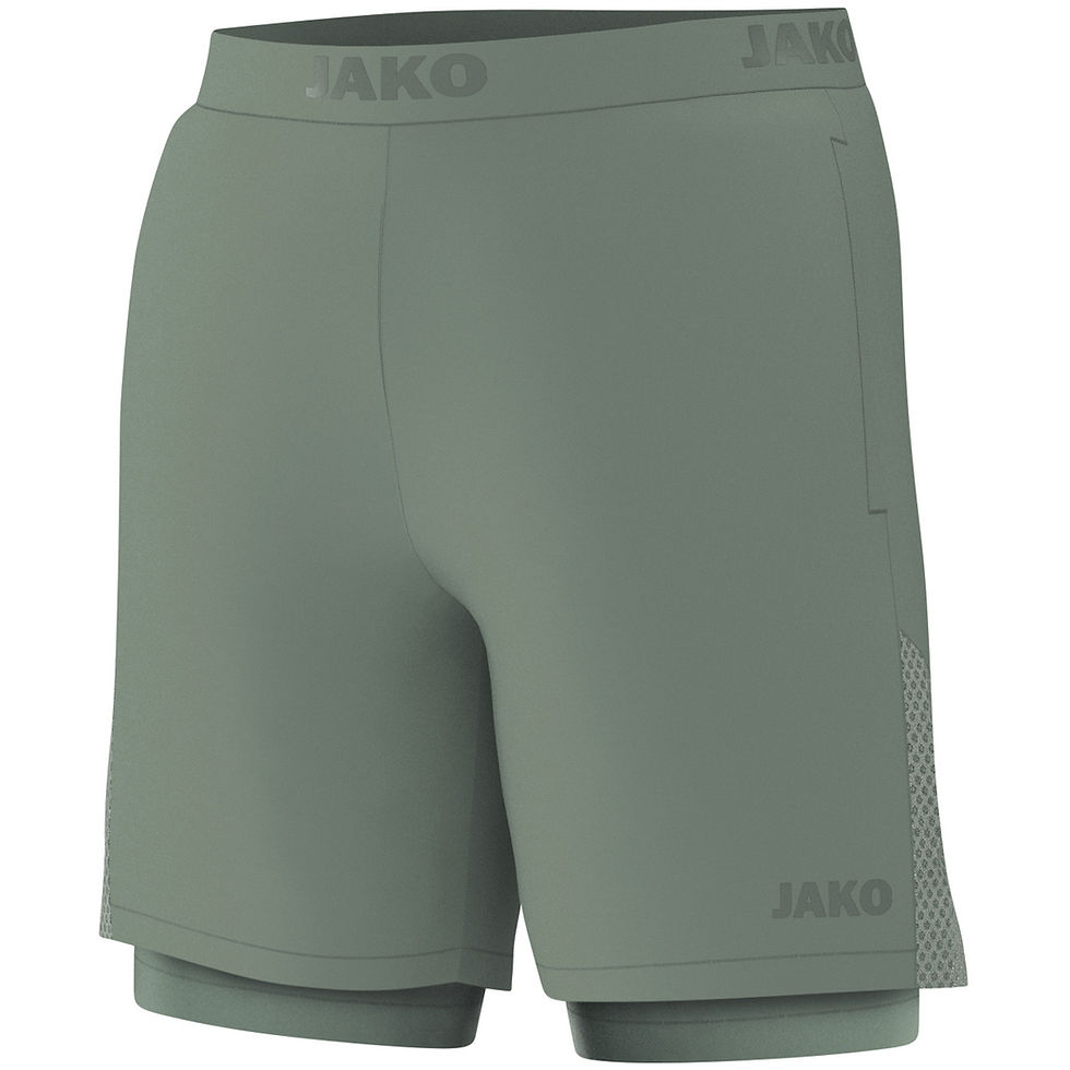 Miniaturebillede: JAKO 2-in-1 Short Power – funktionelle træningsshorts