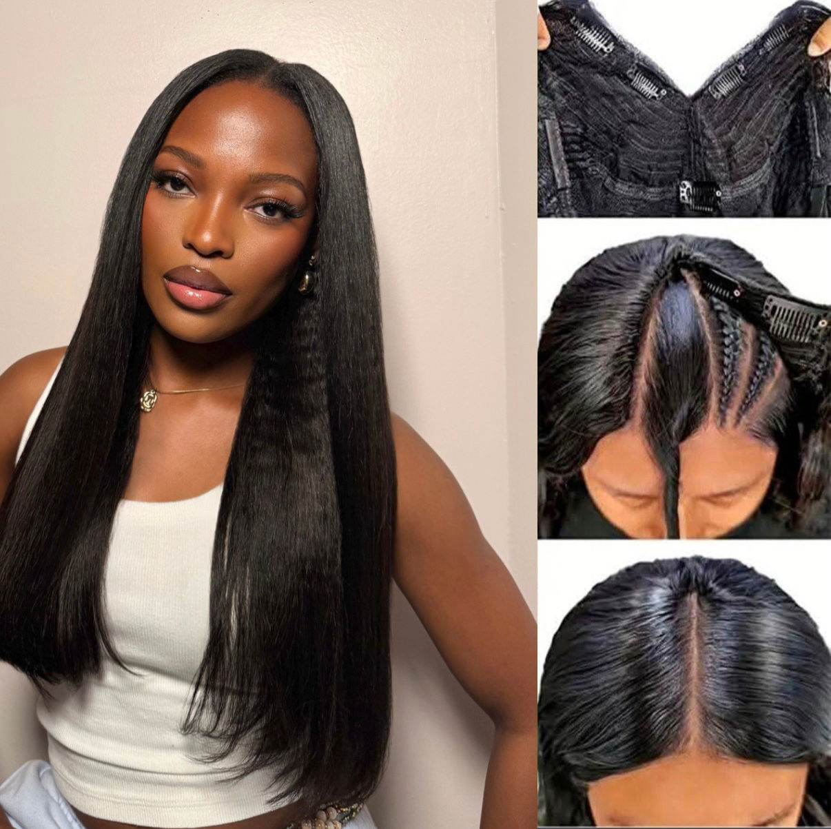 Mèches de cheveux vierges de qualité supérieure