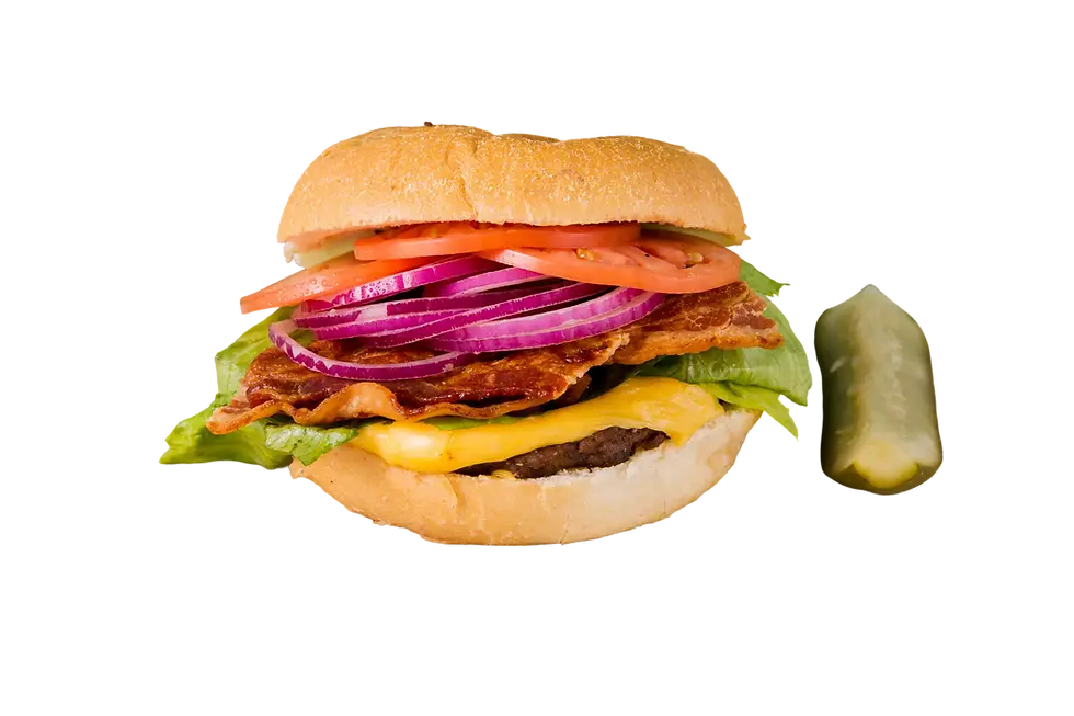 Juicy burgers and cheeseburgers from Bagel Blvd Queens