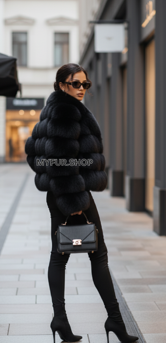 Thumbnail: BLACK FOX Fur Jacket