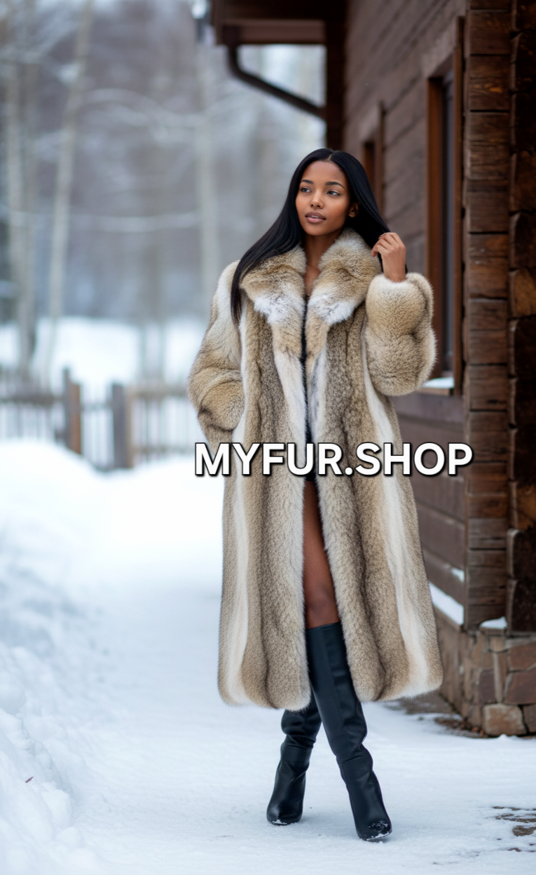 Thumbnail: REAL COYOTE FULLPELT FURCOAT 