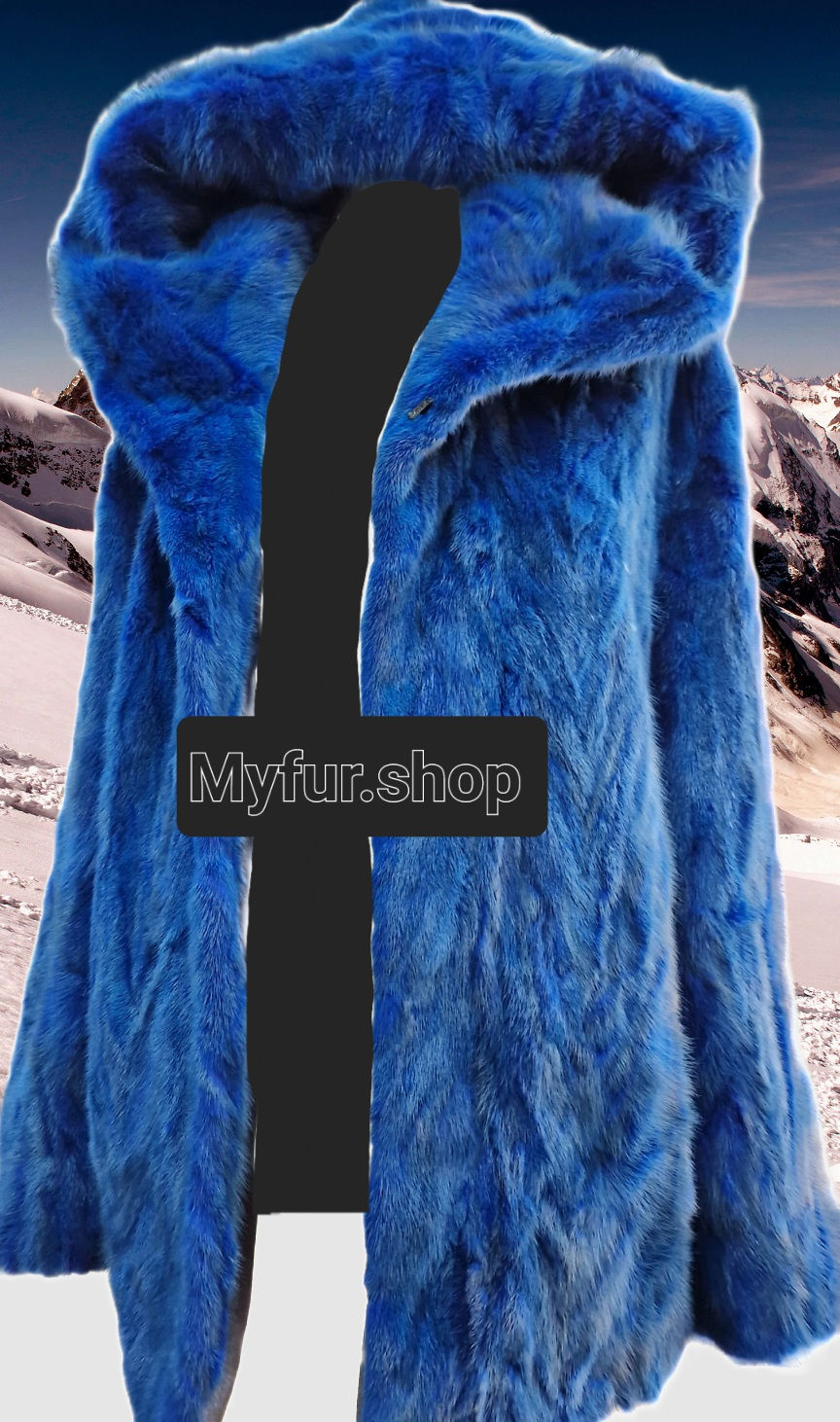 Thumbnail: MEN'S Real MINK Hooded Coat