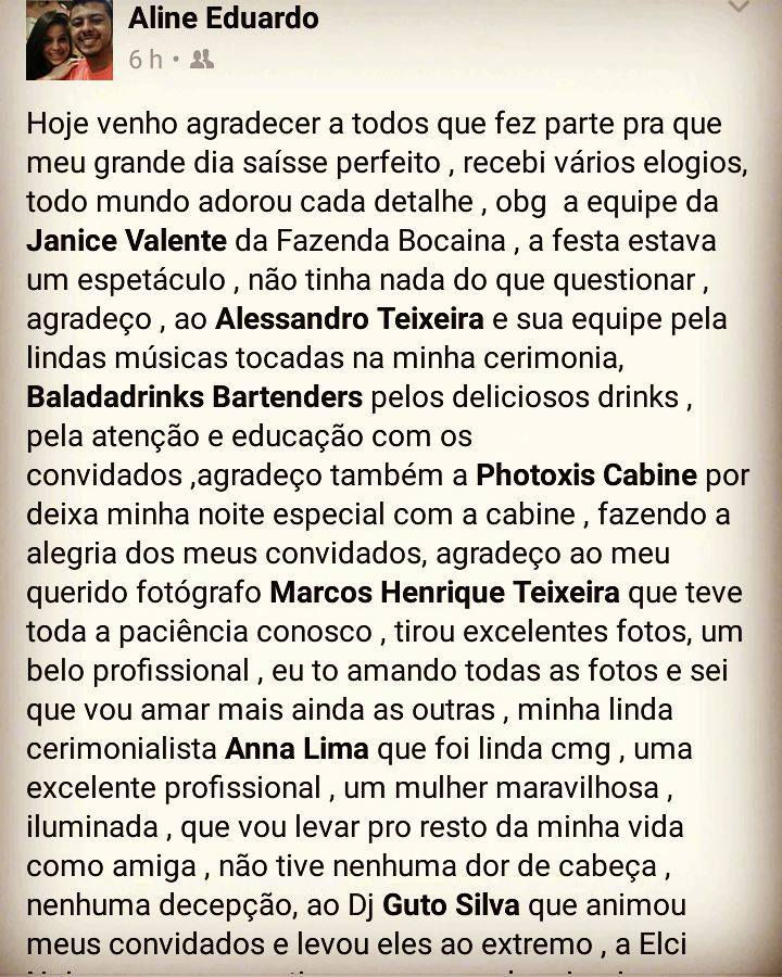 Depoimentos dos clientes