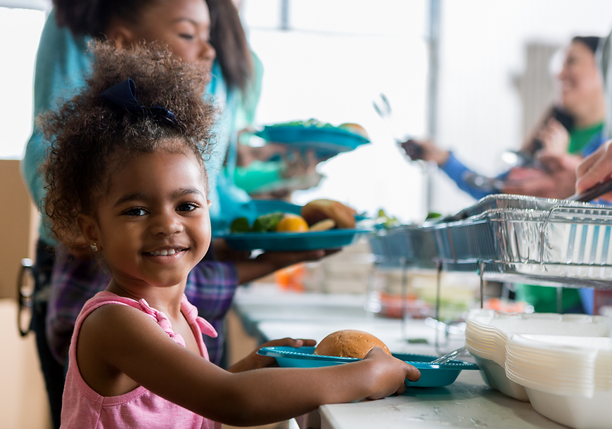 Child Receiving Meal
