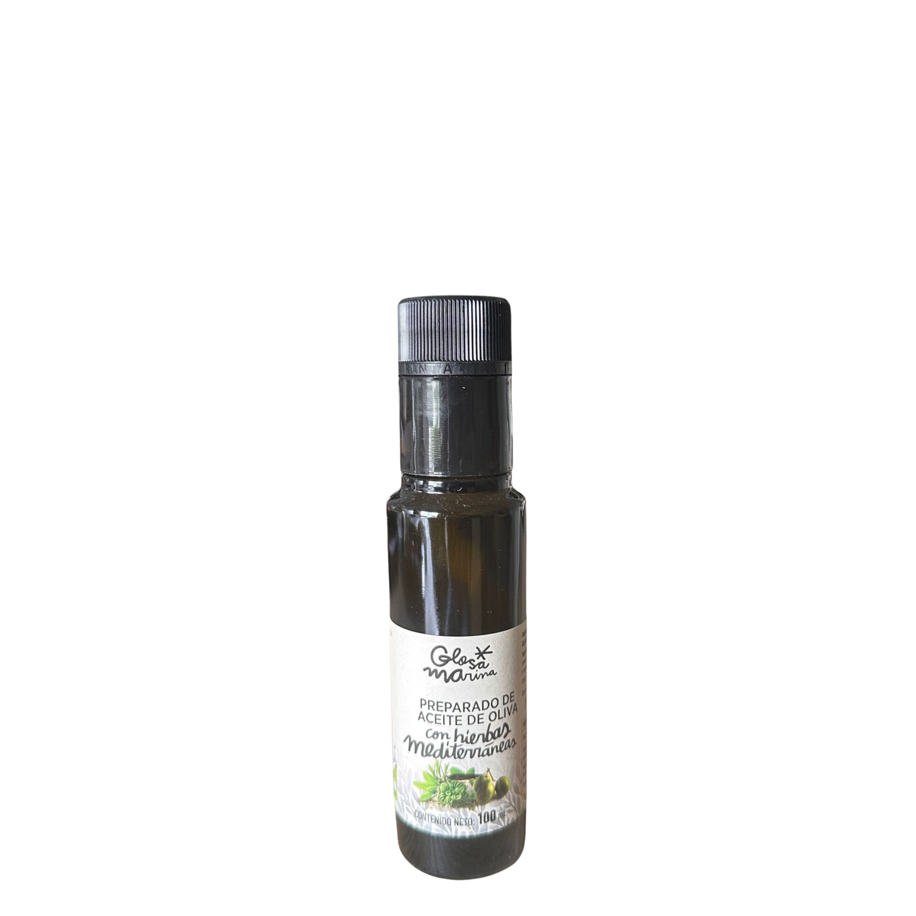 Flasche reines, extra natives Olivenöl von Glosa Marina in 100ml