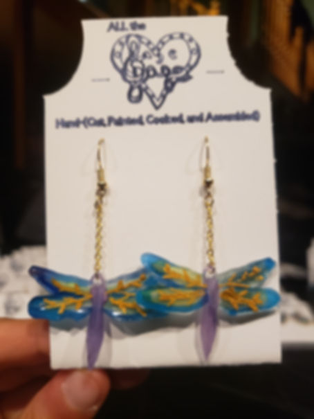 Limited Edition Dragon Fly Earrings