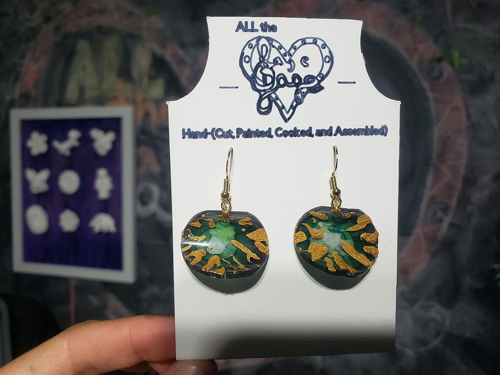 Thumbnail: Limited Edition Green Earrings