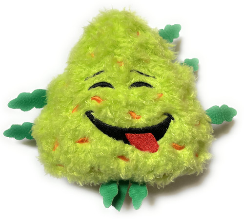 Bud The Weed Nug Funny 420 Dog Toy - Built-in Squeaker