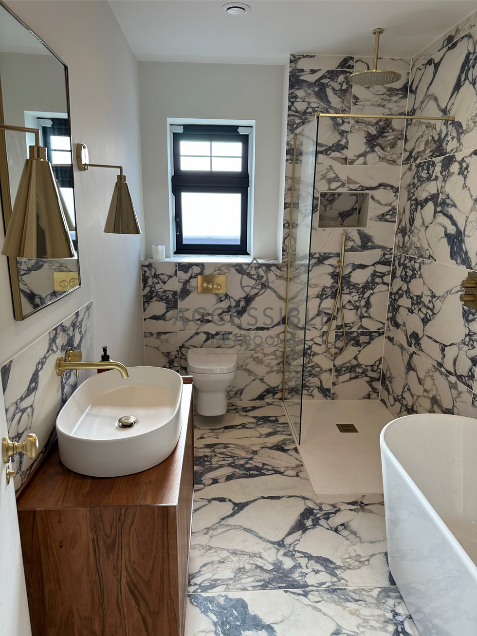 Marble Wet Room Branded