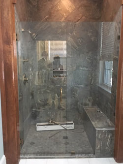 Frameless Shower