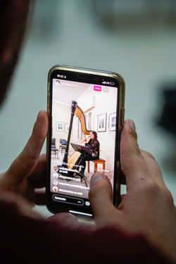 Foto de la foto del arpa