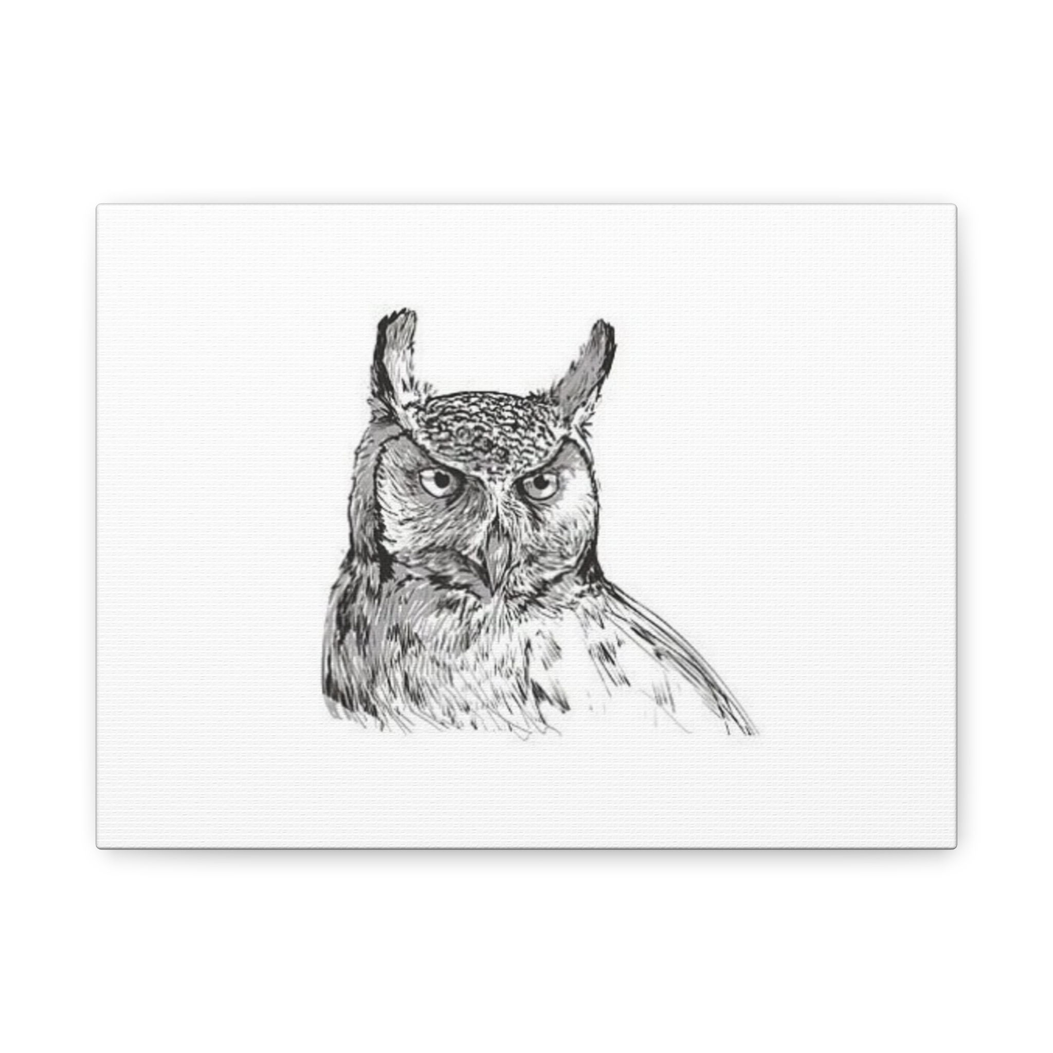 Wise by Nature Owl Canvas