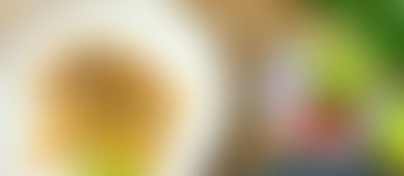 Thai Red Curry plated with rice and garnished