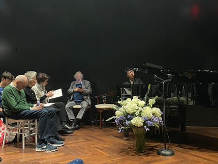Jiahao Han performing for the Artemisia Foundation
