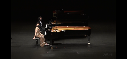 Jiahao Han in Peter Jay Sharp Theater of Lincoln Center, with Daisy Dongyuan Sun