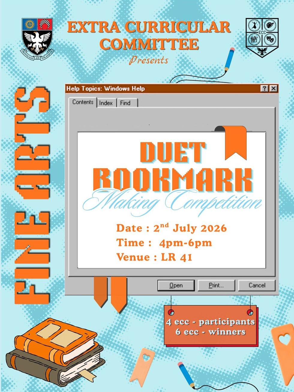 Duet Bookmark Painting Competition
