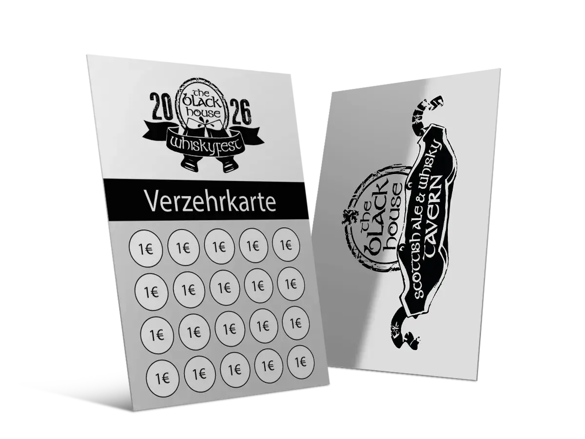 Verzehrkarte Whiskyfest Standard