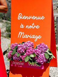 Panneau de bienvenue - JALMA Event