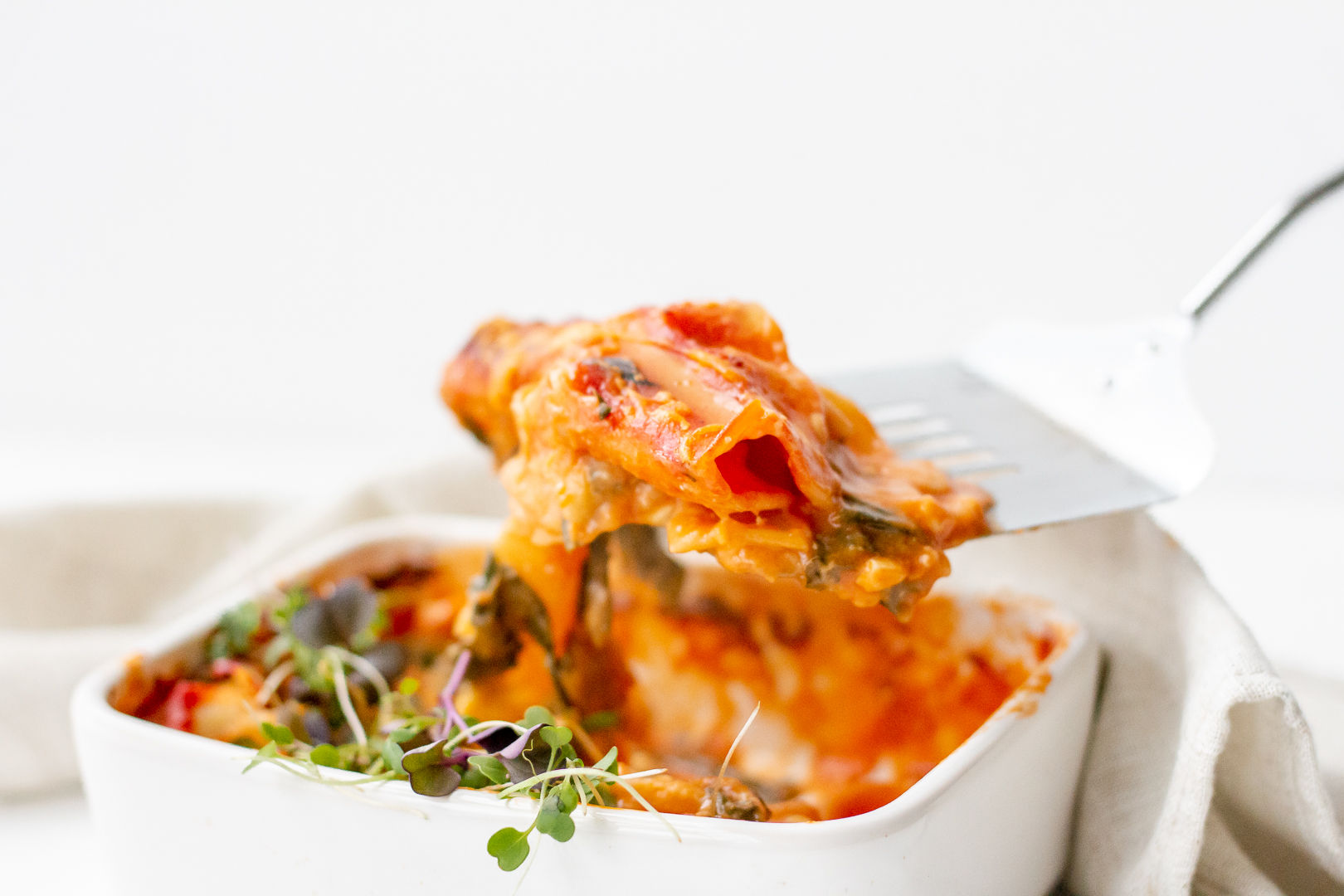 Creamed Spinach & Feta Cannelloni