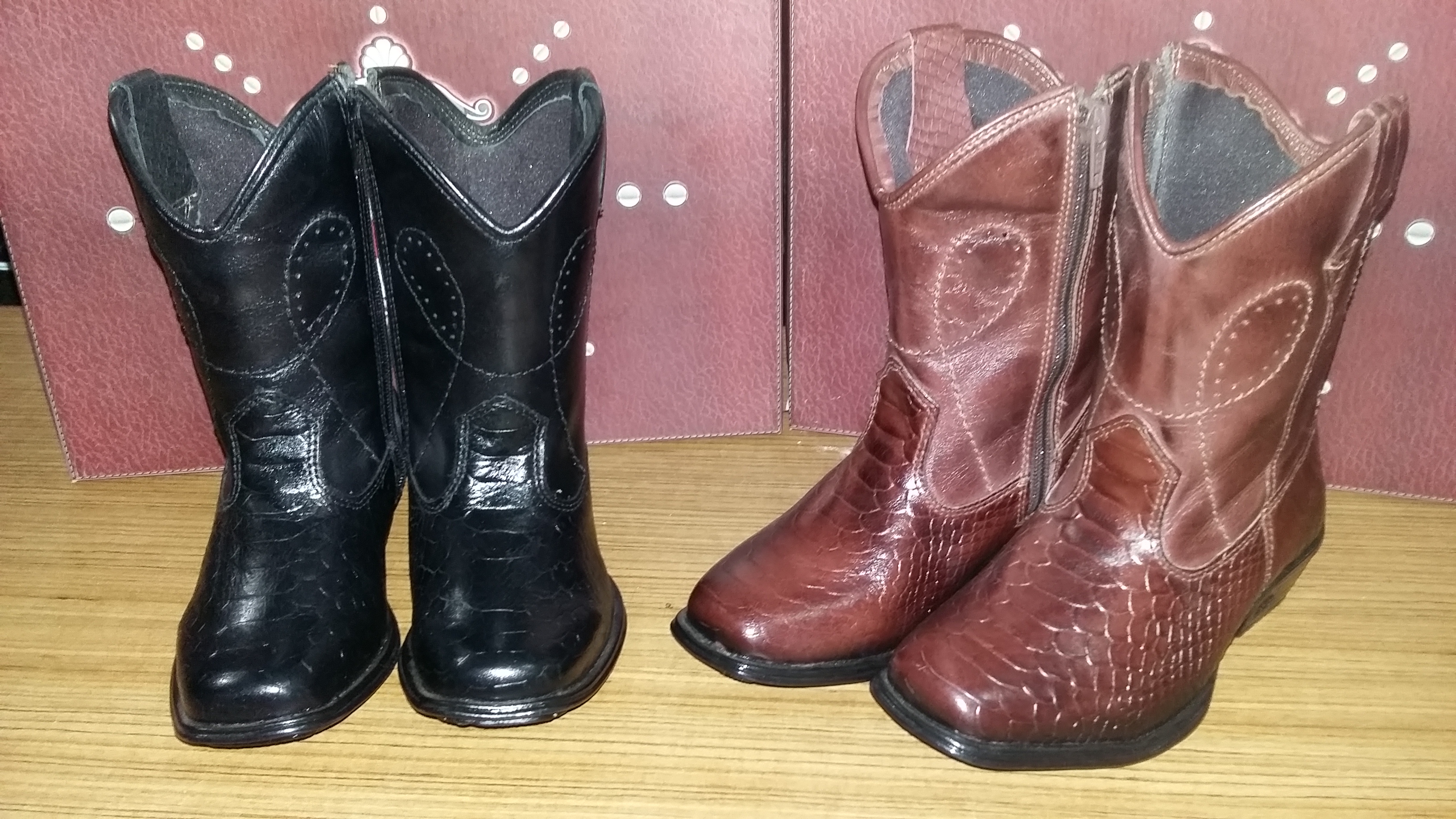 bota de vaquejada infantil