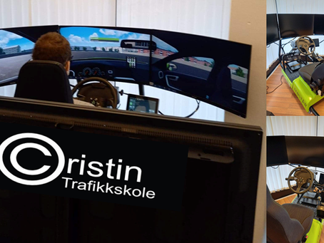 Vi tilbyr GRATIS kjøretimer i simulator! 😁