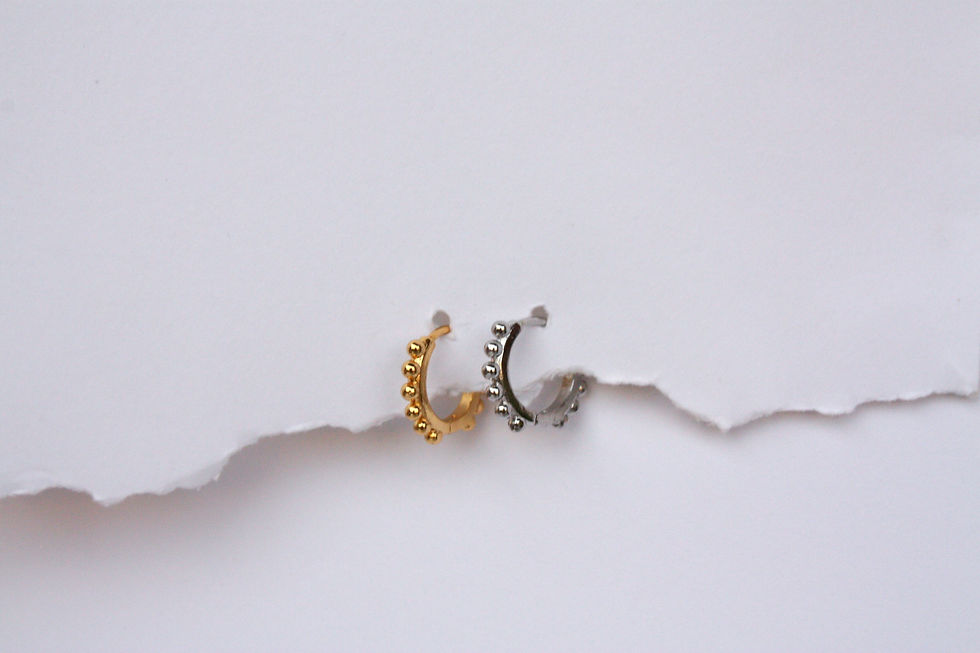 Hoop cerchietto con palline