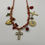 Miniatura: Collana Croci e Cuore Rossa Melange