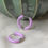 Miniatura: Hoop smaltato JOY lilla