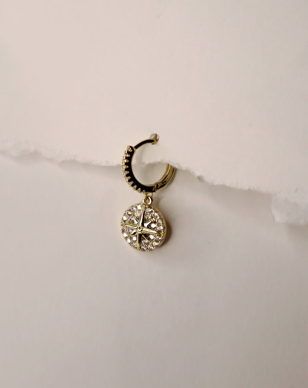 Miniatura: Hoop Medaglia glitter Stella Polare