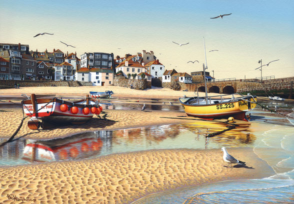 Sands of Gold landscape painting by the artist Brett Humphries