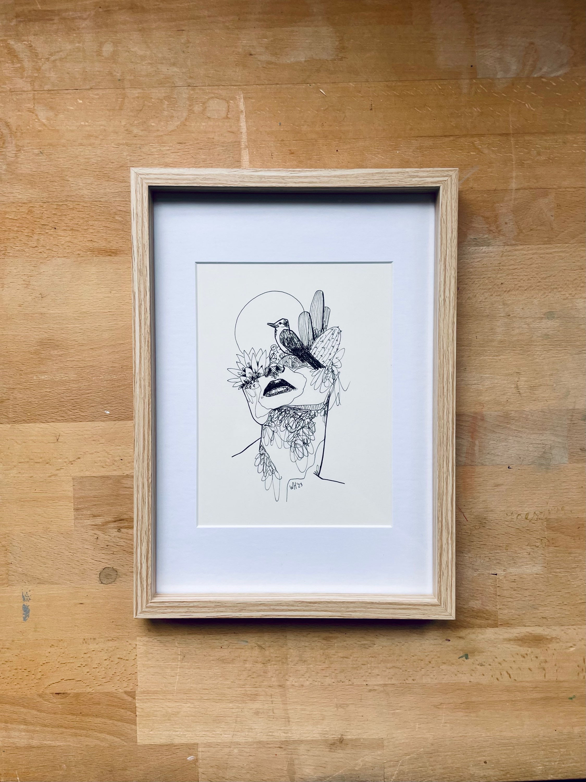 'Ready for take off' original drawing