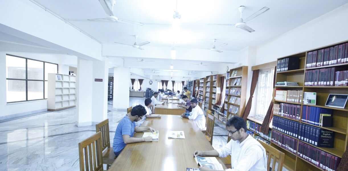 The college library at Belur Math