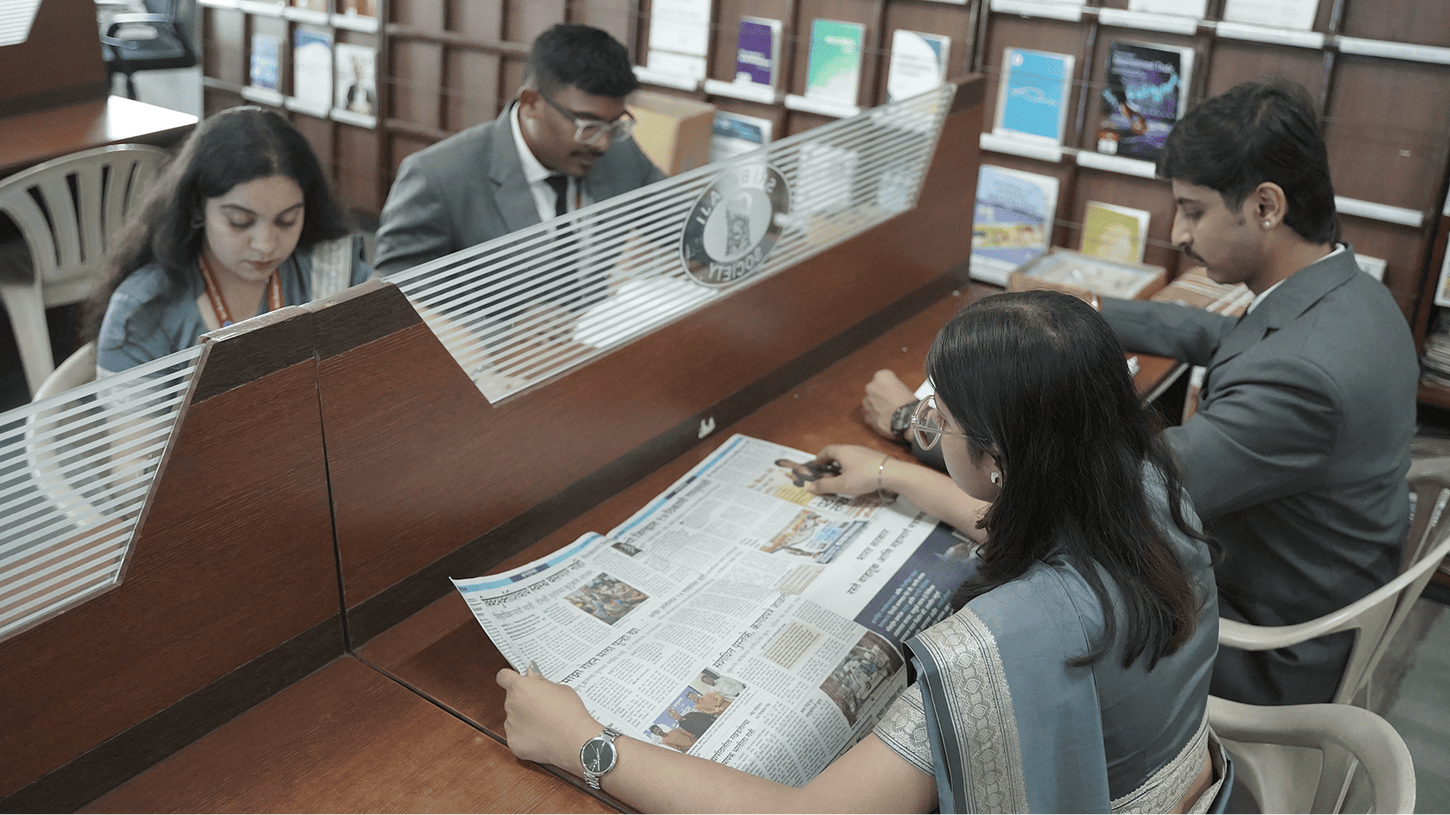 Central library facility at BITM Pune