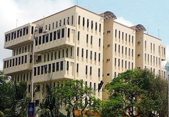 Main academic building of Lala Lajpatrai Institute of Management Mumbai